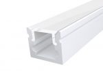 Micro Surface Profile 10mm White Finish & Opal Cover (1M)