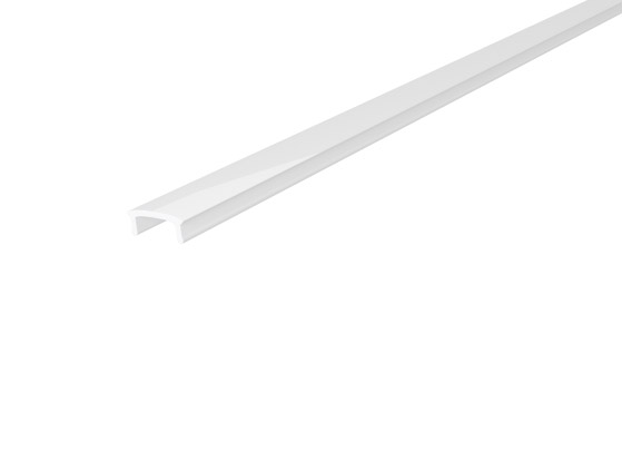 Stair Nosing Profile 65mm White Finish & Semi Clear Cover (1M)