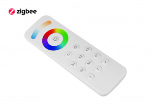 ZigBee RGBCW (RGB + CCT + DIM) LED Remote Diagonal